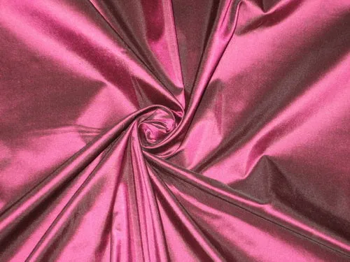 100% Pure SILK TAFFETA FABRIC Aubergine with Black Shot colour 54&quot; wide TAF#100[2]