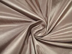 100% Pure SILK TAFFETA FABRIC Dark Taupe color 54" wide TAF64[3]