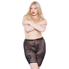 Allure Kitten Plus-Size Harlowe Biker Shorts