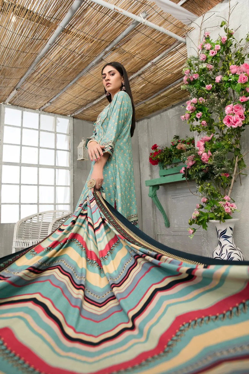 Amna Sohail Moorea Linen Collection by Tawakkal – D-5992-A