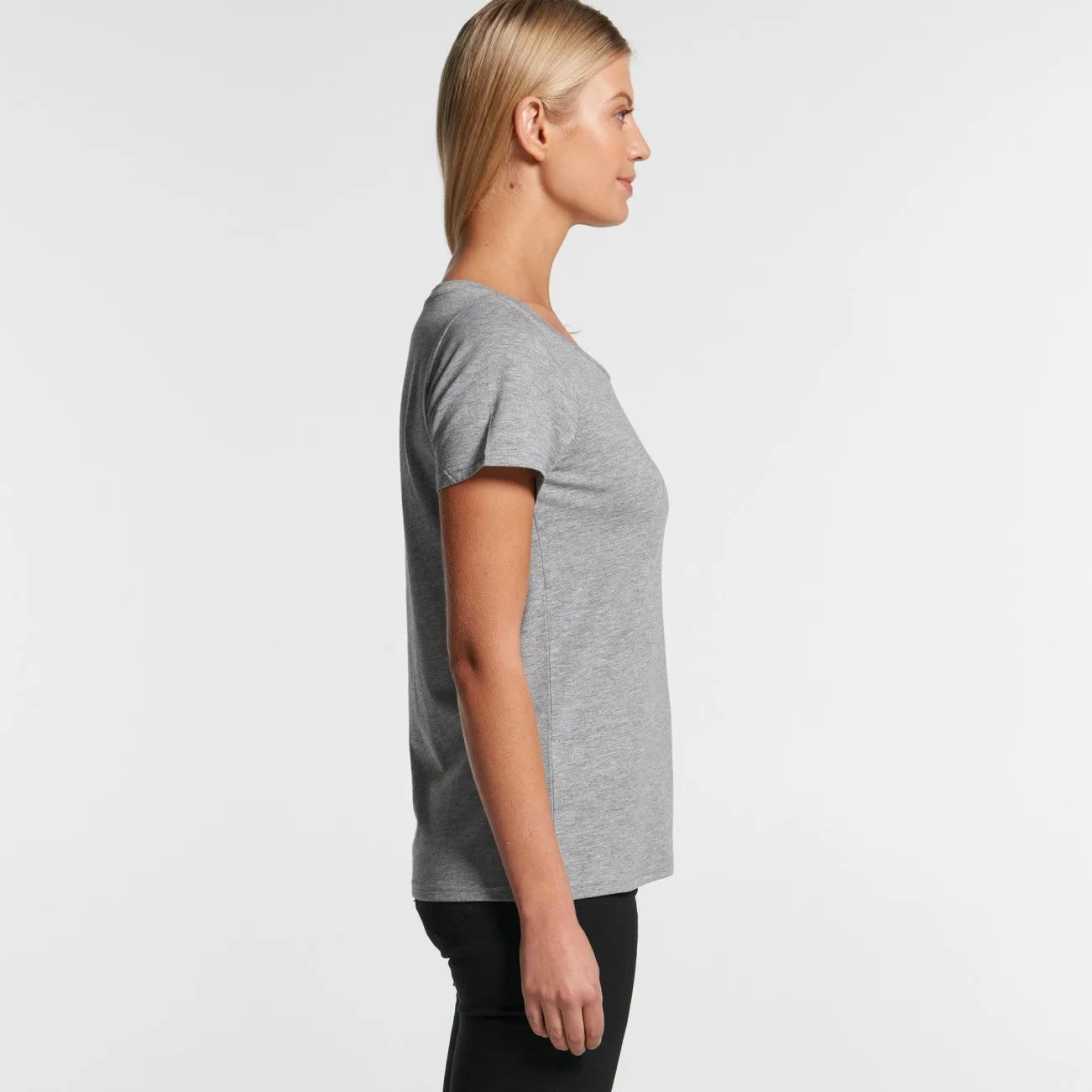 Ascolour Wo'S Shallow Scoop Tee-(4011)