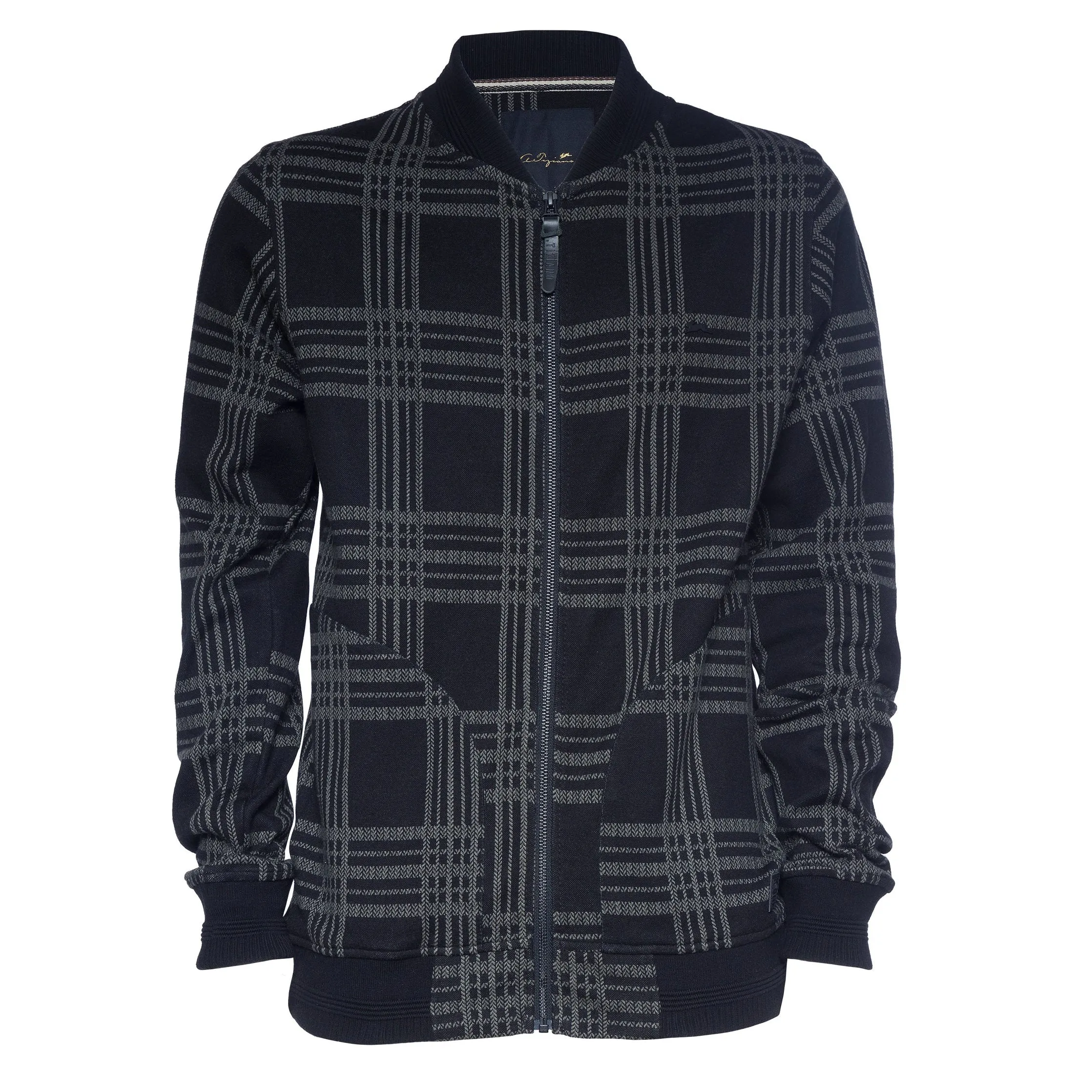 A.Tiziano 'Huxley' Plaid Bomber Jacket