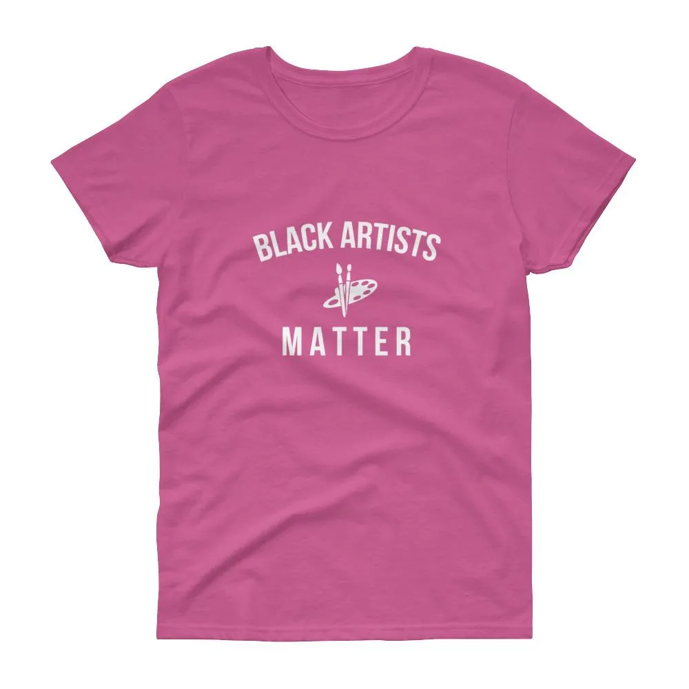 Black Artists Matter - Women's short sleeve t-shirt