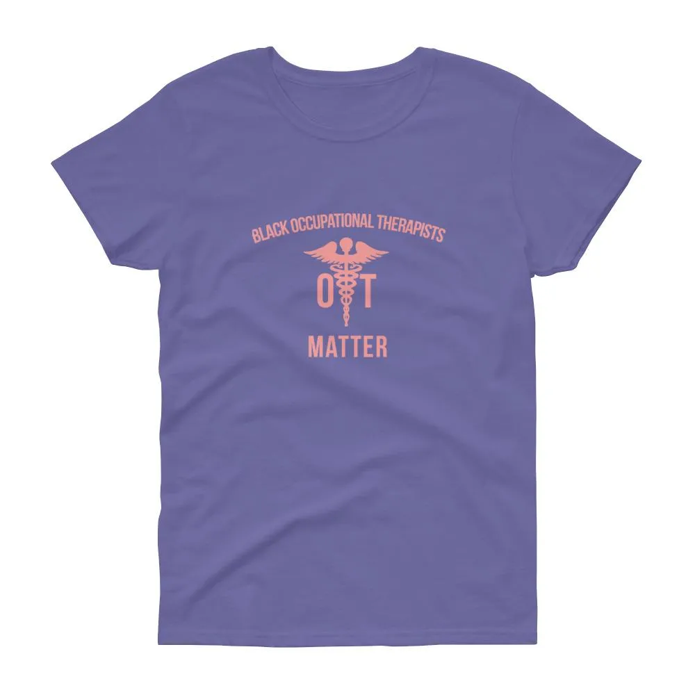 Black Occupational Therapists Matter (logo) - Women's short sleeve t-shirt