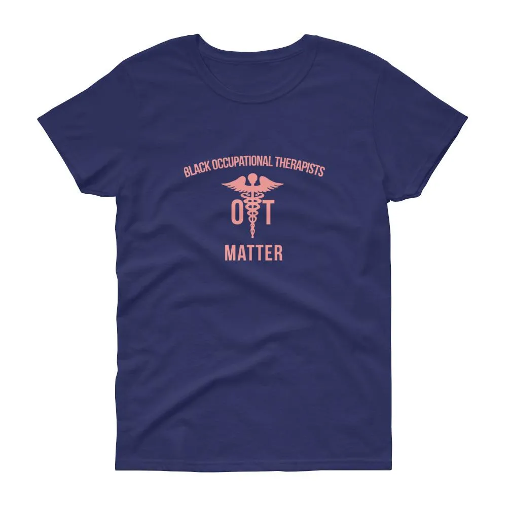 Black Occupational Therapists Matter (logo) - Women's short sleeve t-shirt