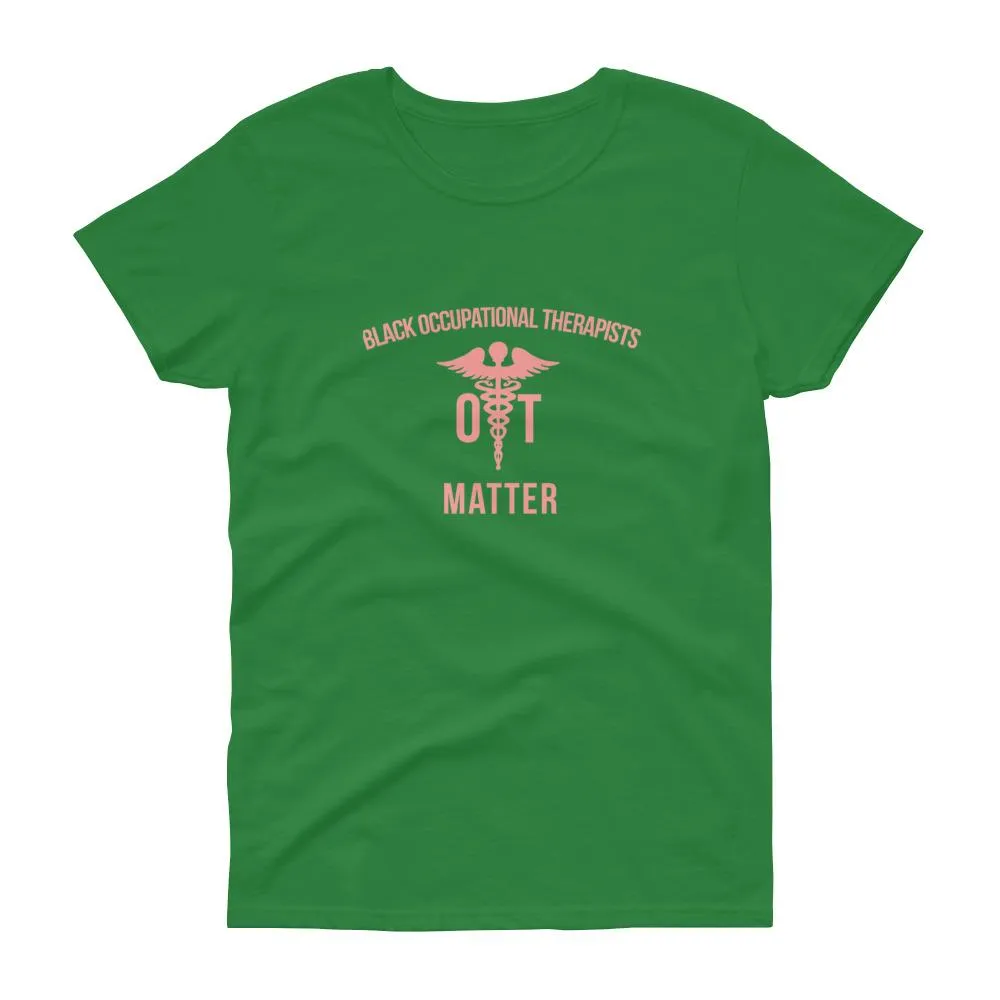 Black Occupational Therapists Matter (logo) - Women's short sleeve t-shirt