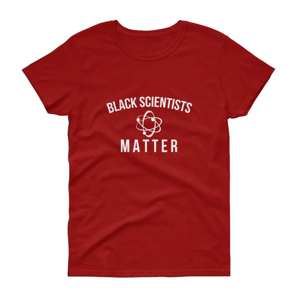 Black Scientists Matter - Women's short sleeve t-shirt