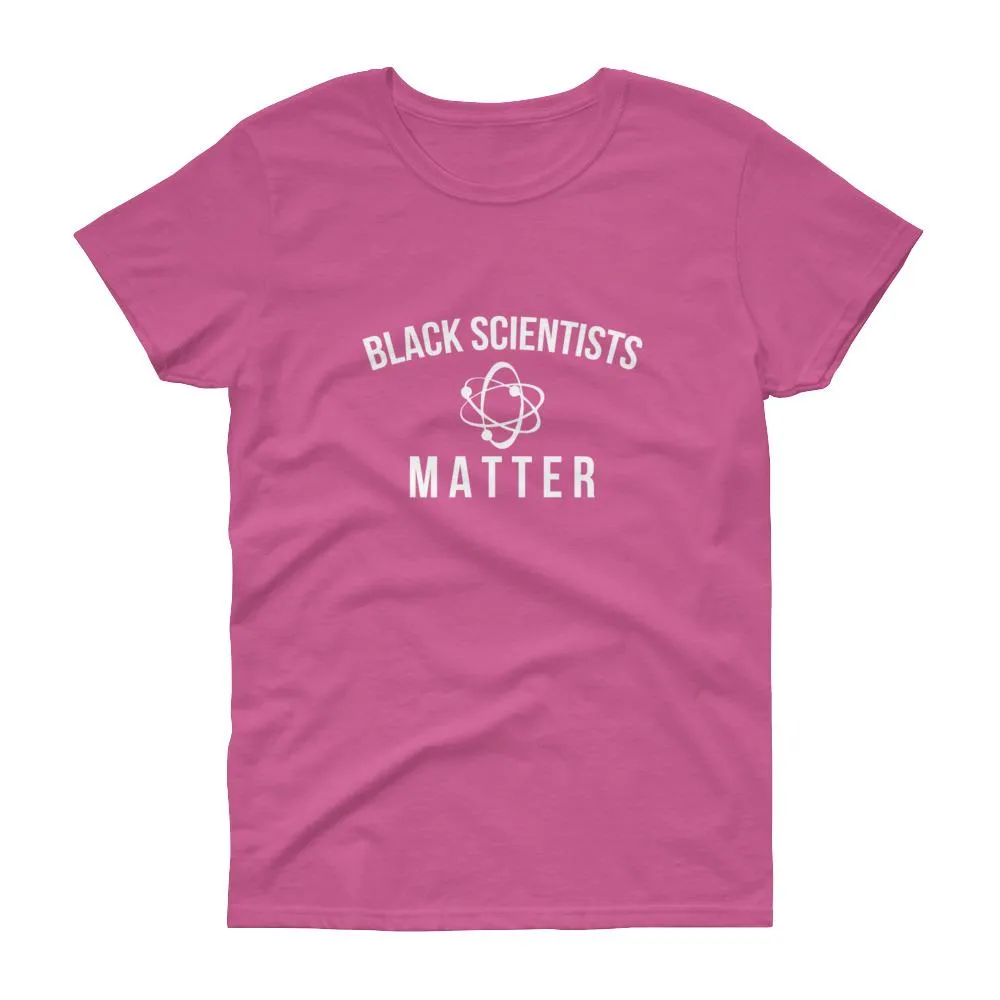 Black Scientists Matter - Women's short sleeve t-shirt