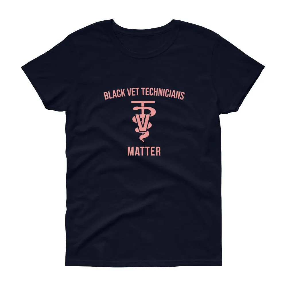 Black Veterinary Technicians Matter - Women's short sleeve t-shirt