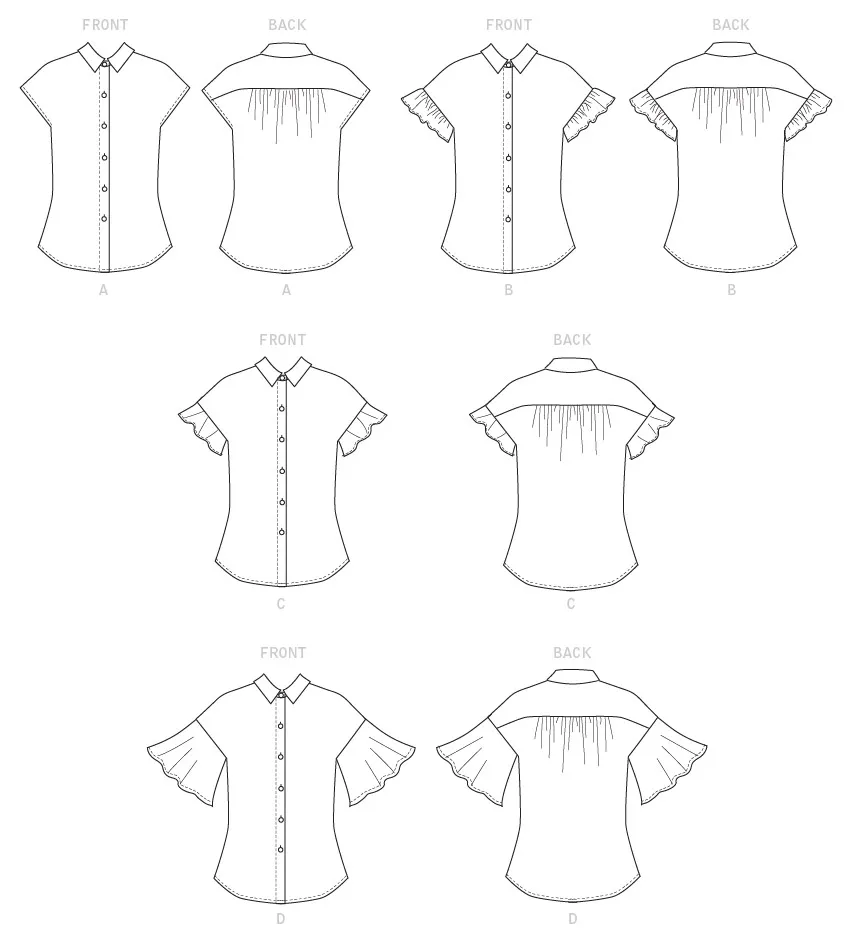 Butterick Pattern B6686 Misses Top / Vest