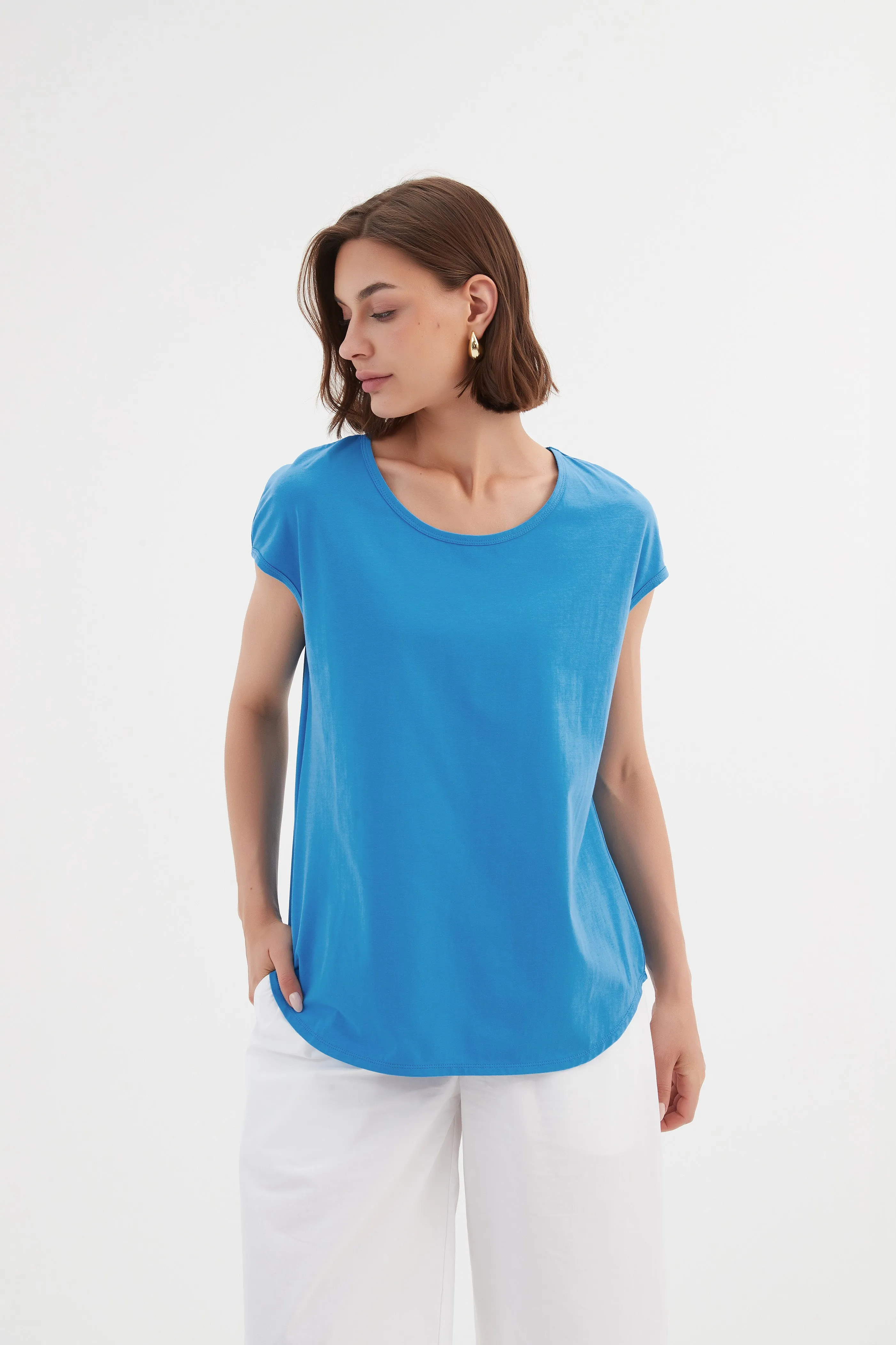 Cap Shoulder Tee