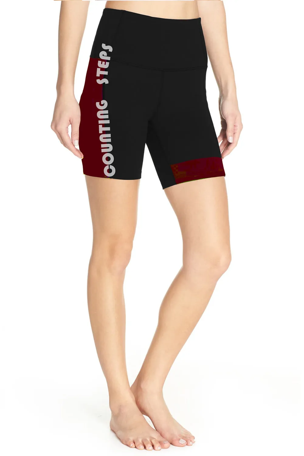 Counting Steps Biker Shorts