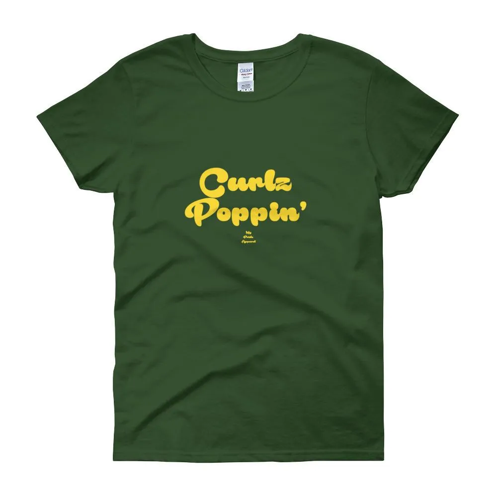 Curlz Poppin' - Women's short sleeve t-shirt