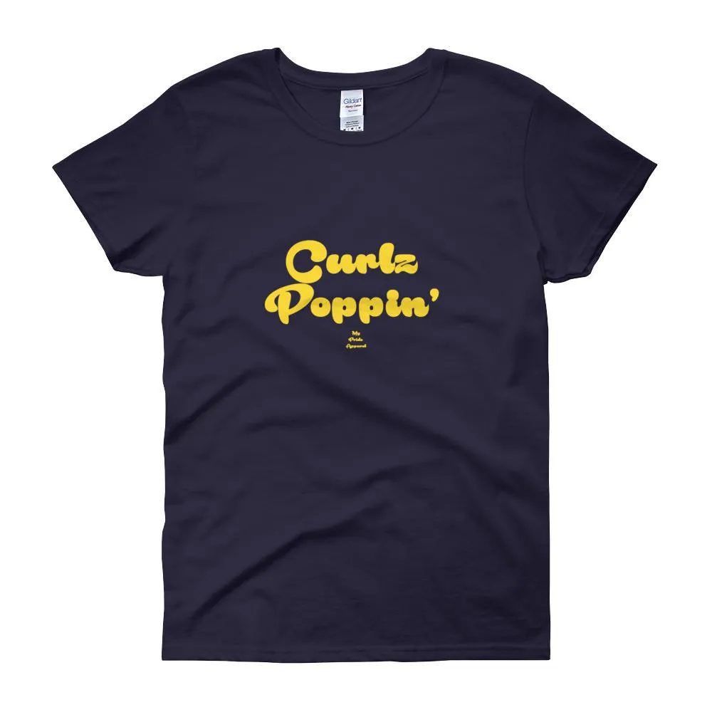 Curlz Poppin' - Women's short sleeve t-shirt