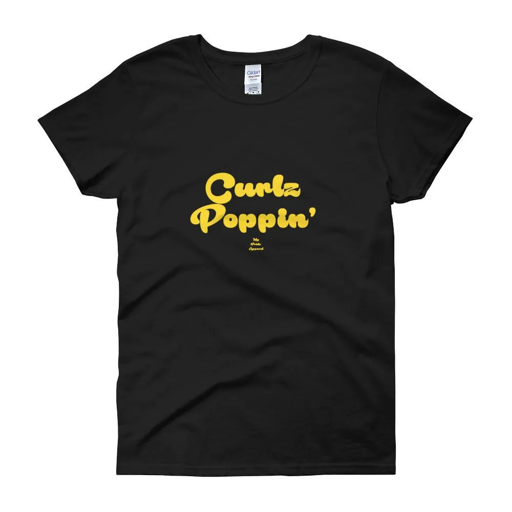 Curlz Poppin' - Women's short sleeve t-shirt