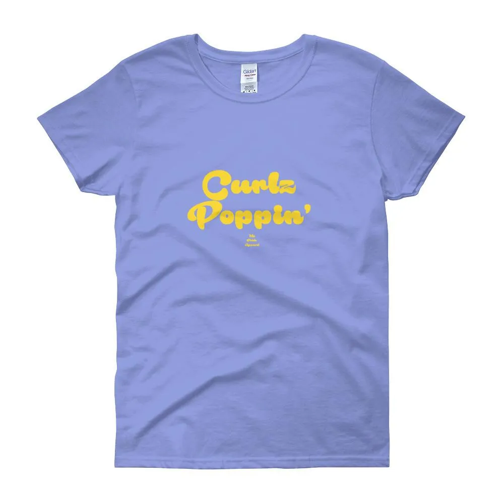 Curlz Poppin' - Women's short sleeve t-shirt