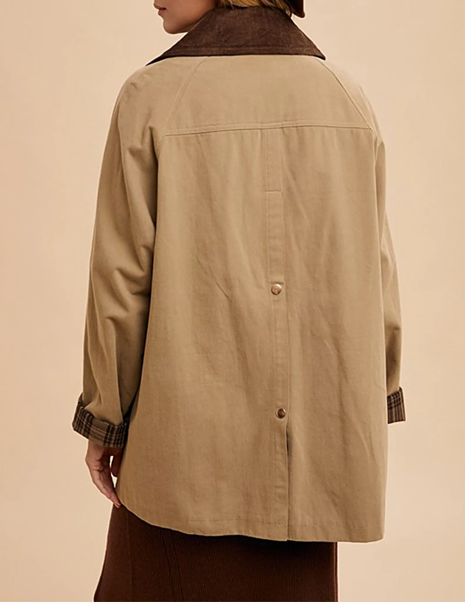 Dani Collared Cotton Field Jacket