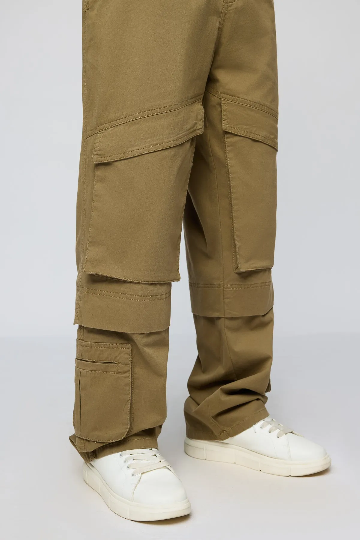 Dusk Khaki Men's Relaxed Fit Cargo Pants