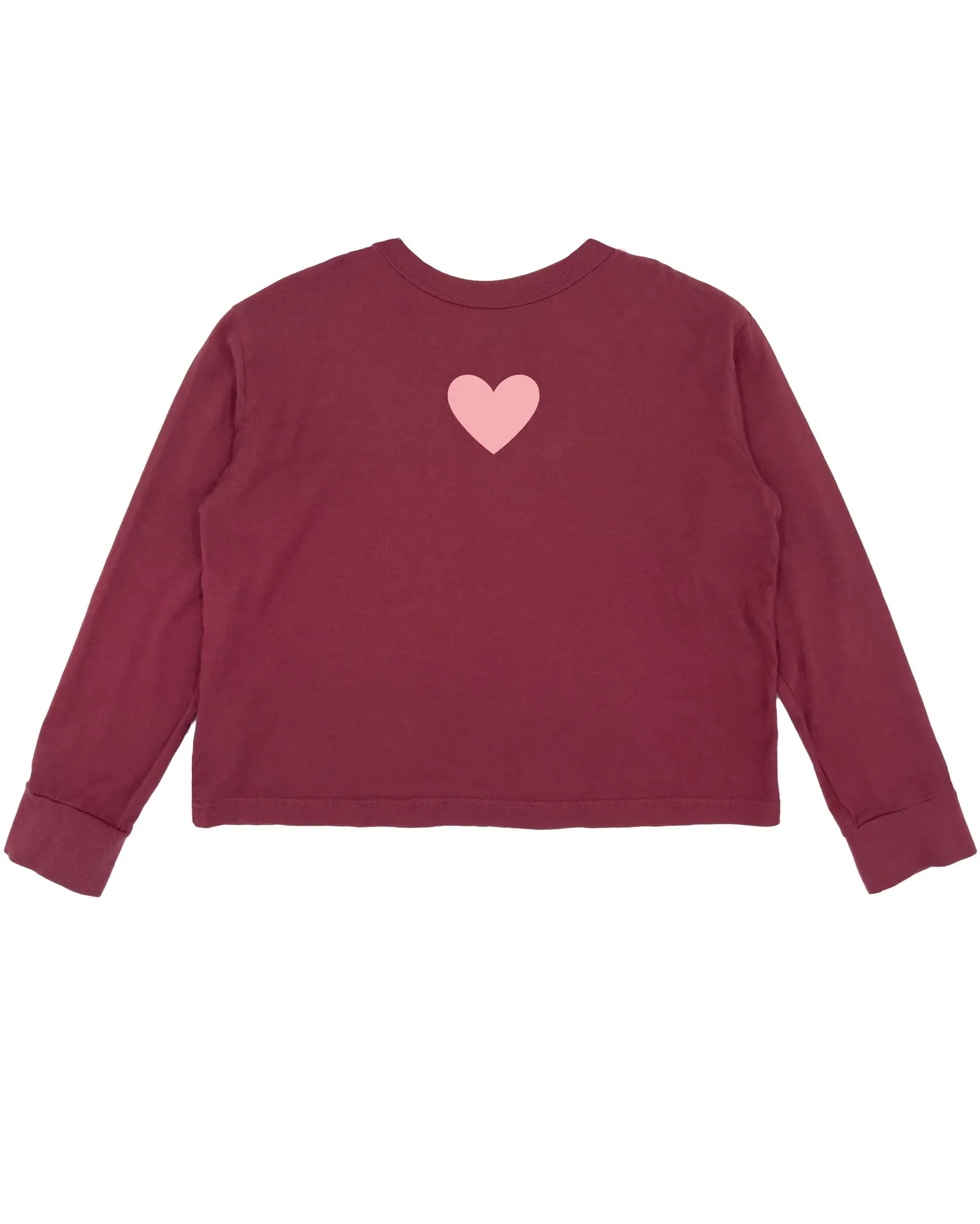 Feather 4 Arrow- L/S Crop Tee (Amour, 2T-14)