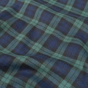 Flannel fabric - Tartan - Blue/Green