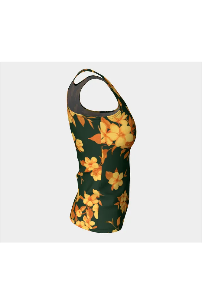 Floral Fitted Tank Top