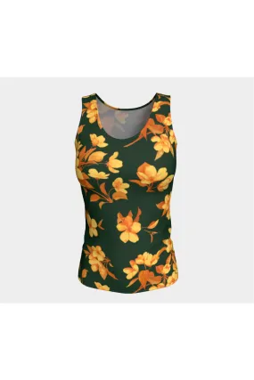 Floral Fitted Tank Top