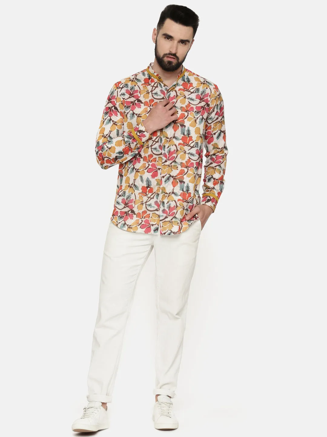 Floral Print Designer Shirt for Men - MM0820