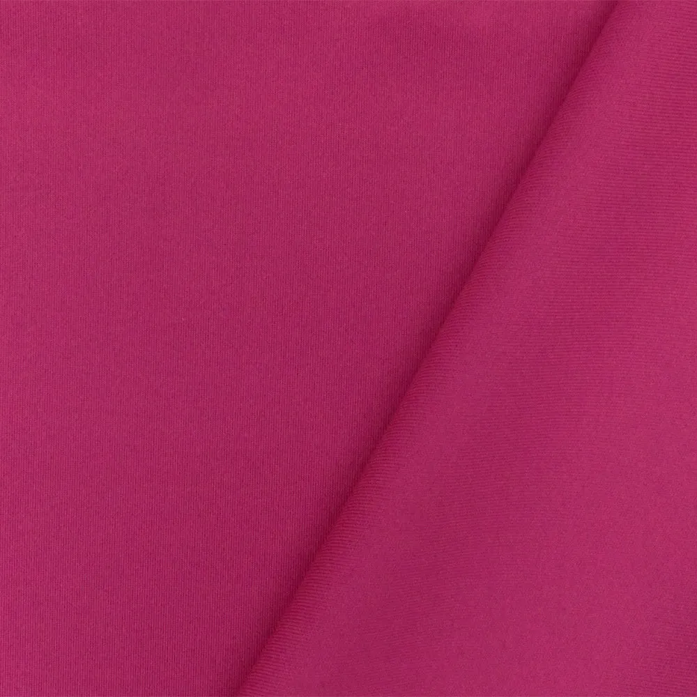 Gem Pink Solid Stretch Polyester Scuba Double Knit Fabric