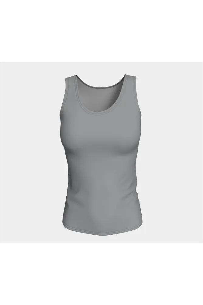 Greatest Gray Fitted Tank Top