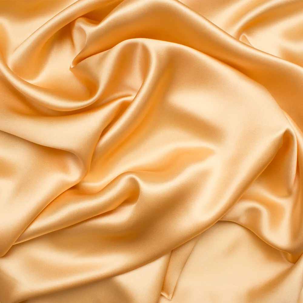 Light Gold Silk Satin