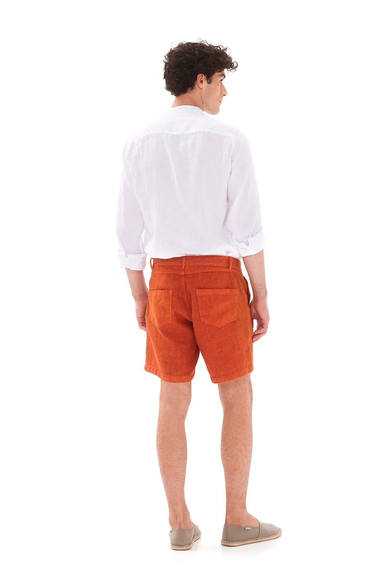 Linen Bermuda Shorts