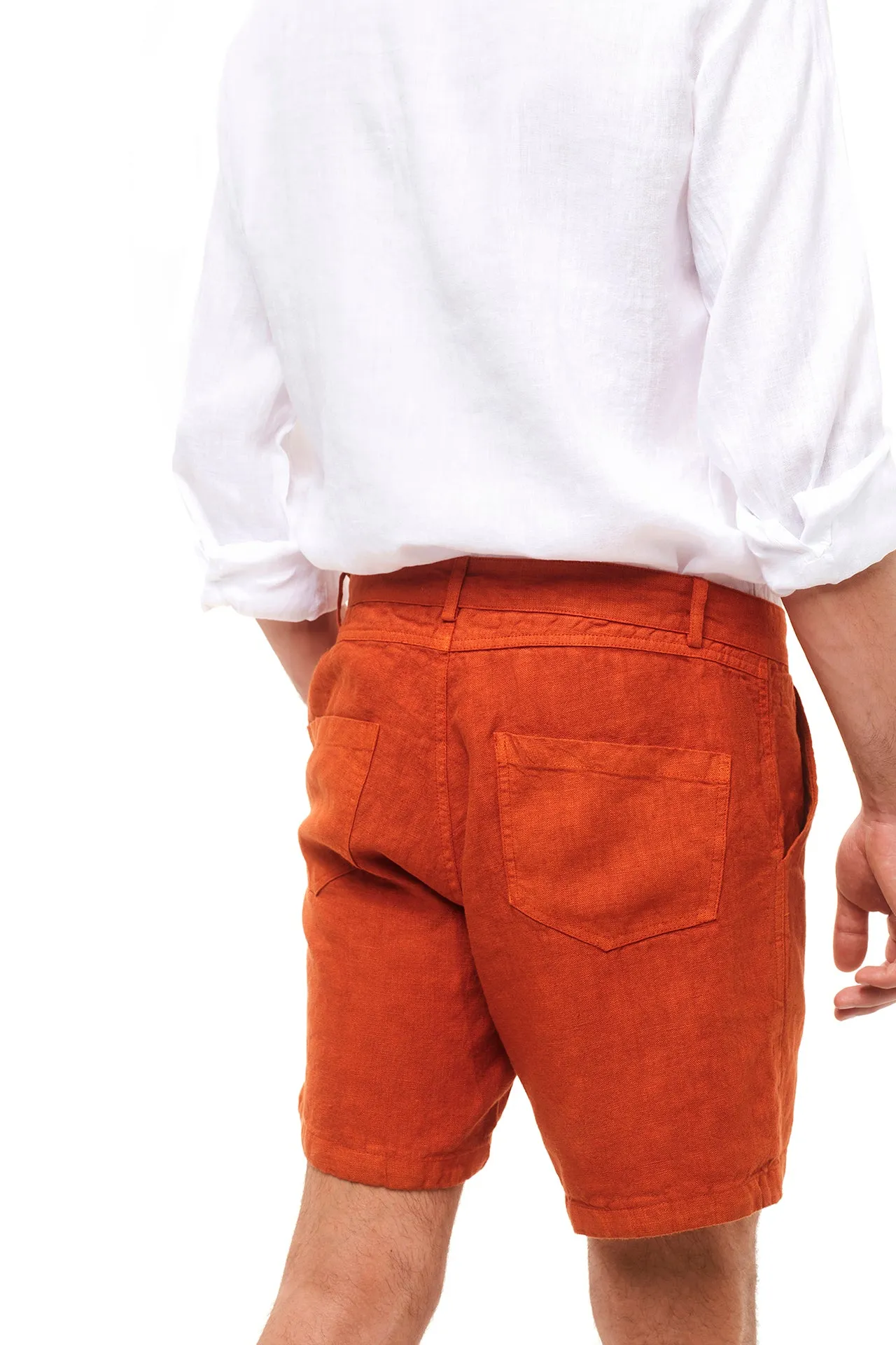 Linen Bermuda Shorts