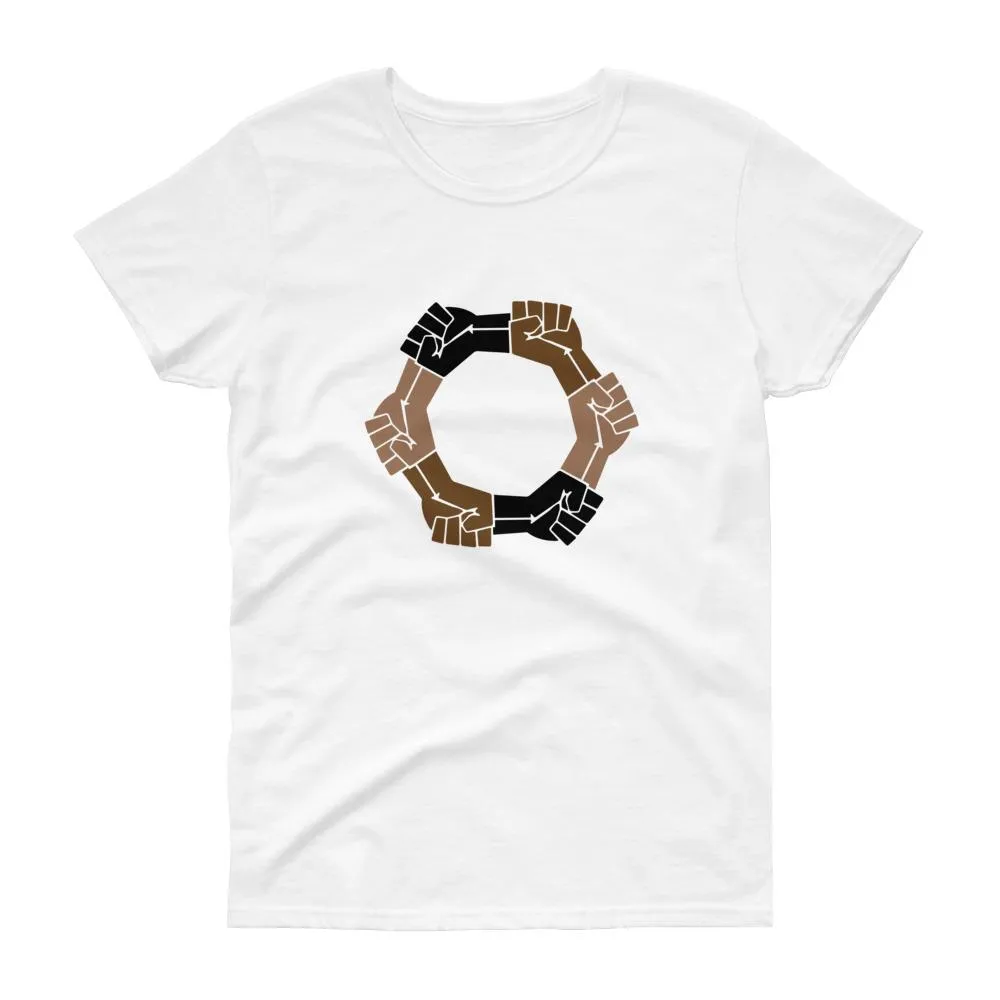 Linked Fists - Women's short sleeve t-shirt