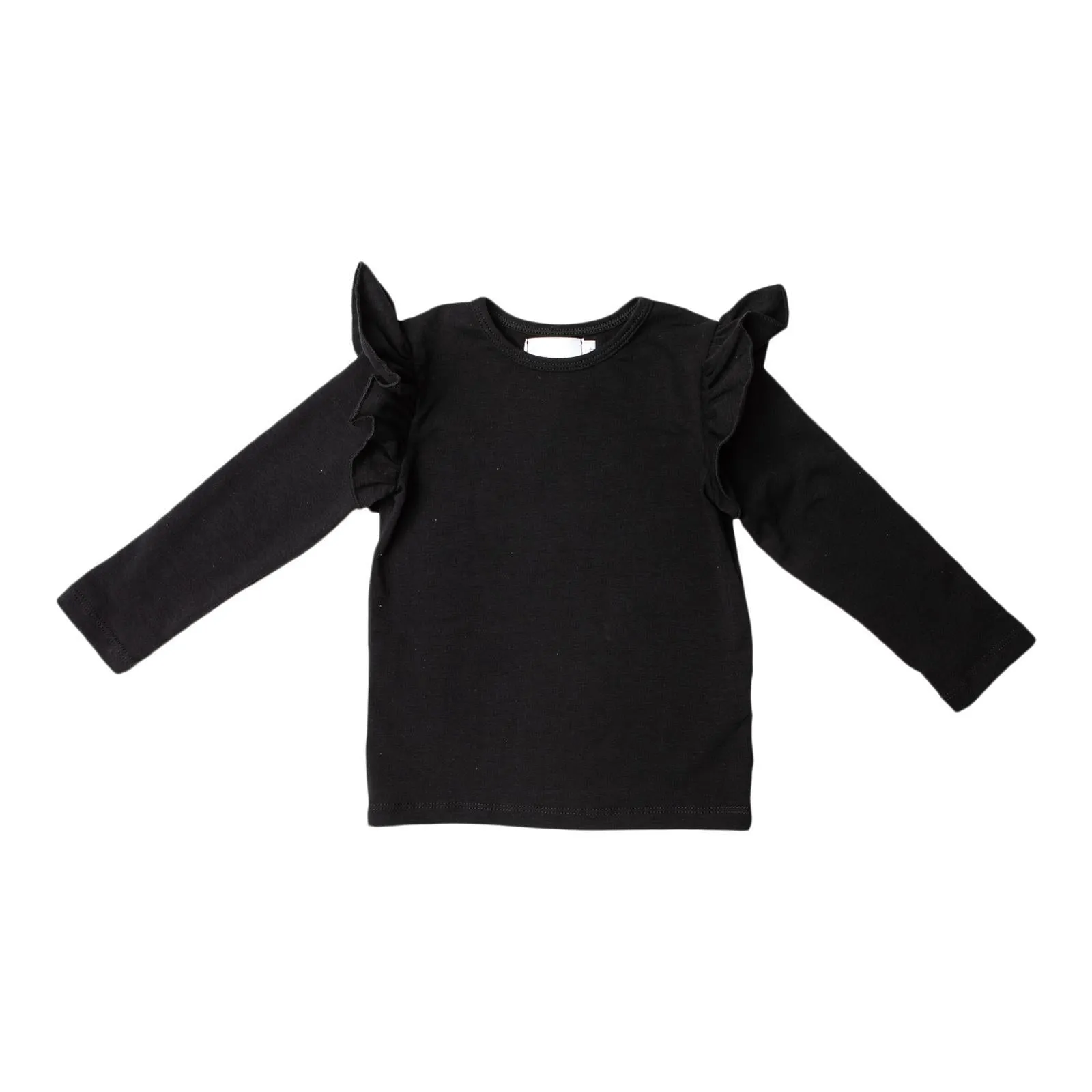 L/S RUFFLE TEE