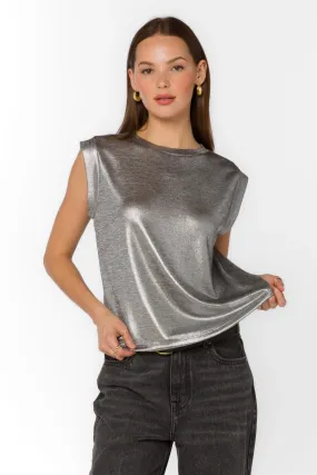 Metallic Muscle Shirt