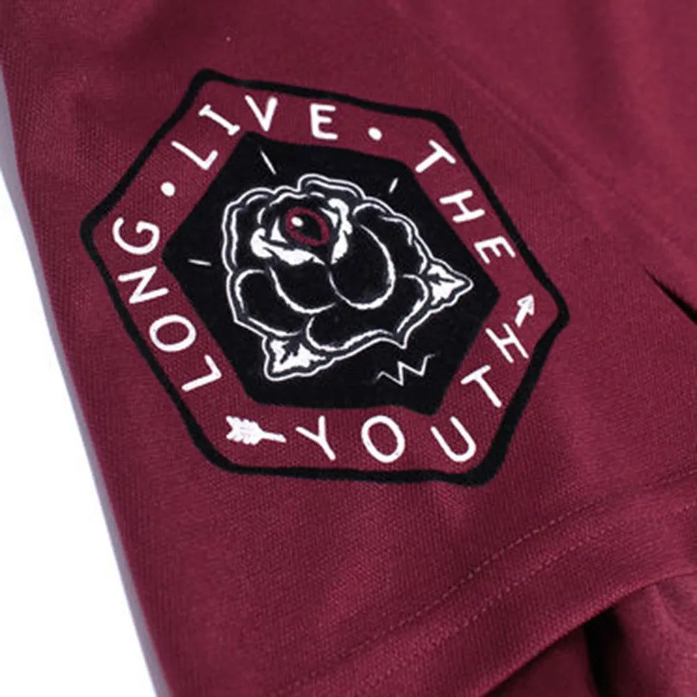 Misunderstood Burgundy Mesh Baseball Jersey