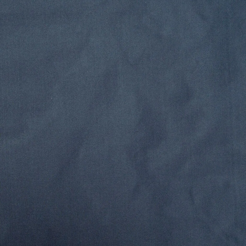 Navy Blue Plain Silk Taffeta