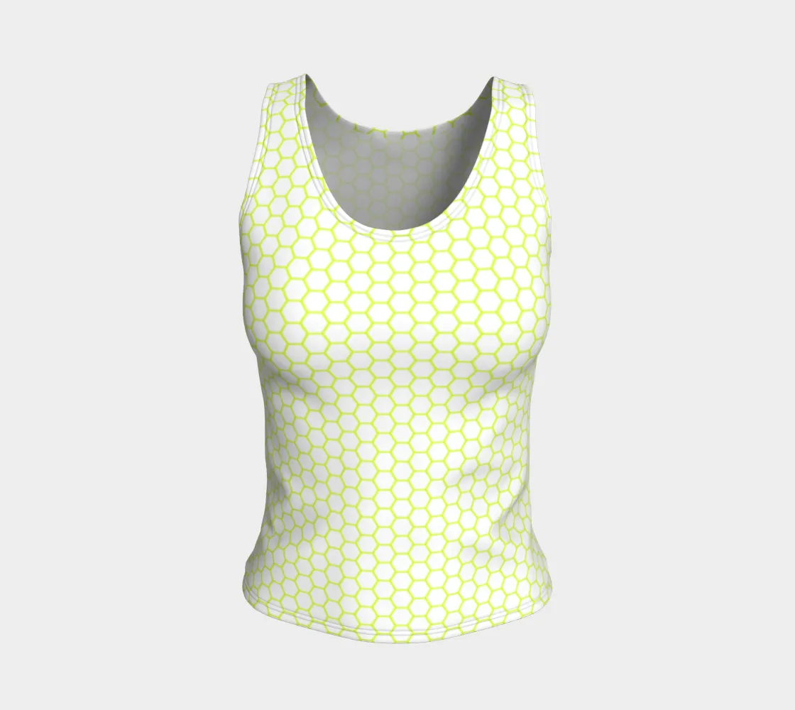 Neon Green Fitted Tank Top