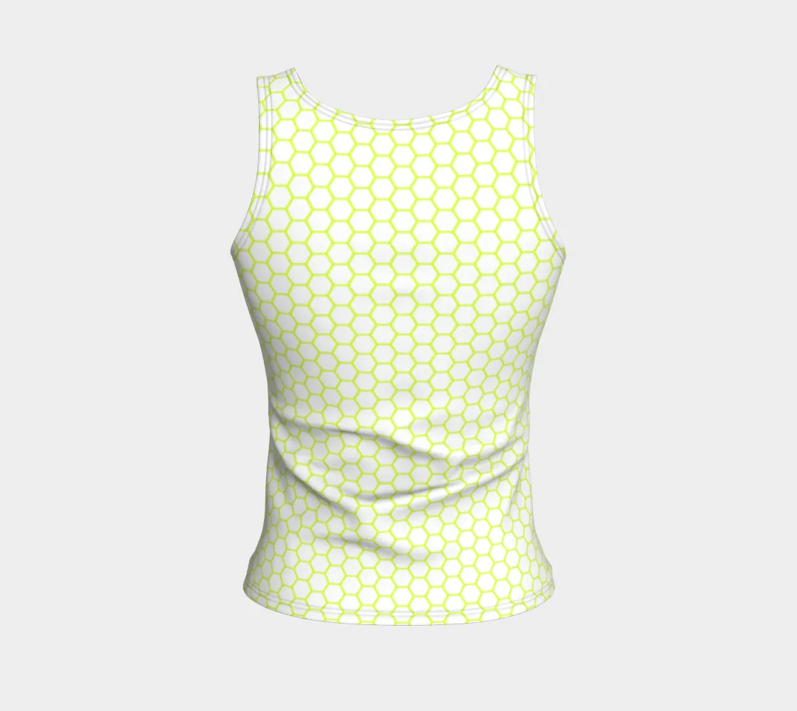 Neon Green Fitted Tank Top