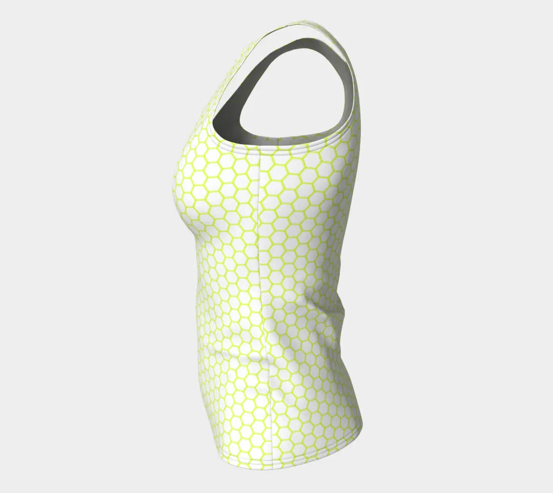 Neon Green Fitted Tank Top