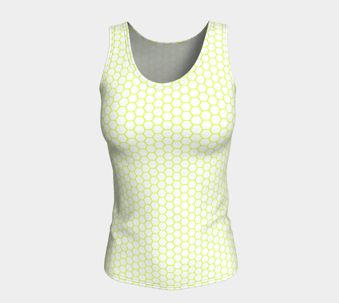 Neon Green Fitted Tank Top