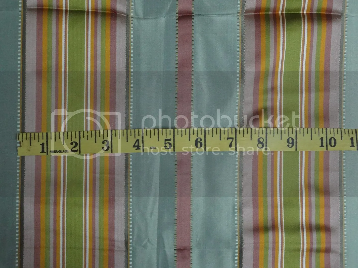 Pure Silk Taffeta Fabric Multi colour w/ Satin StripesTAFS71[3] 54&quot; wide