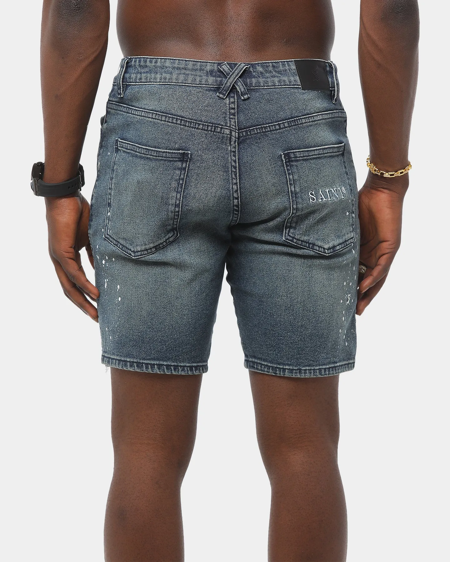 Saint Morta Artisan Biker Short Superwash Blue