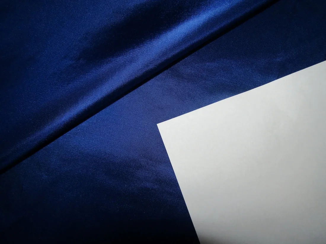 SILK TAFFETA FABRIC Electric Blue color 54" wide TAF192[1]