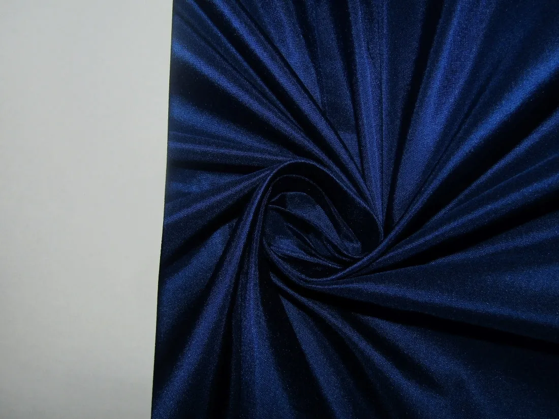 SILK TAFFETA FABRIC Electric Blue color 54" wide TAF192[1]