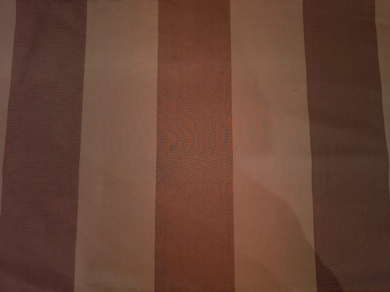 Silk taffeta rich pale orange stripes-4 inch 54&quot; wide Taf#S53[2]