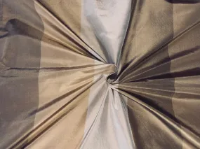 SILK TAFFETA stripes beige gold ,Caramelle gold,old gold fabric 54" WIDE TAFS154[2]