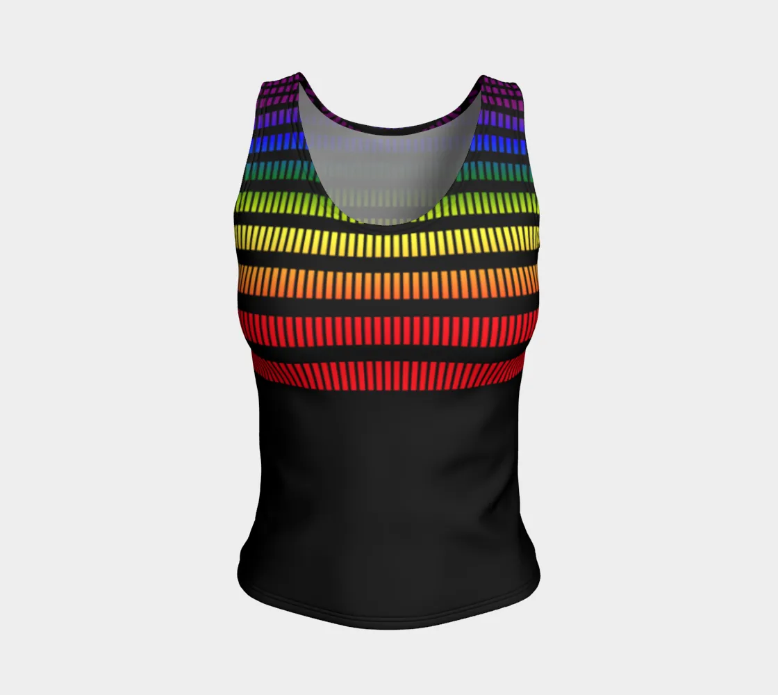 Spectral Bands Fitted Tank Top