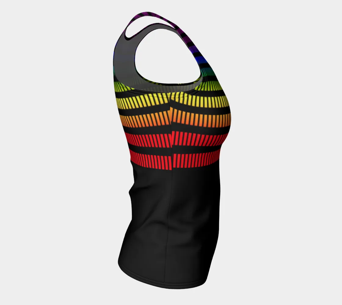 Spectral Bands Fitted Tank Top