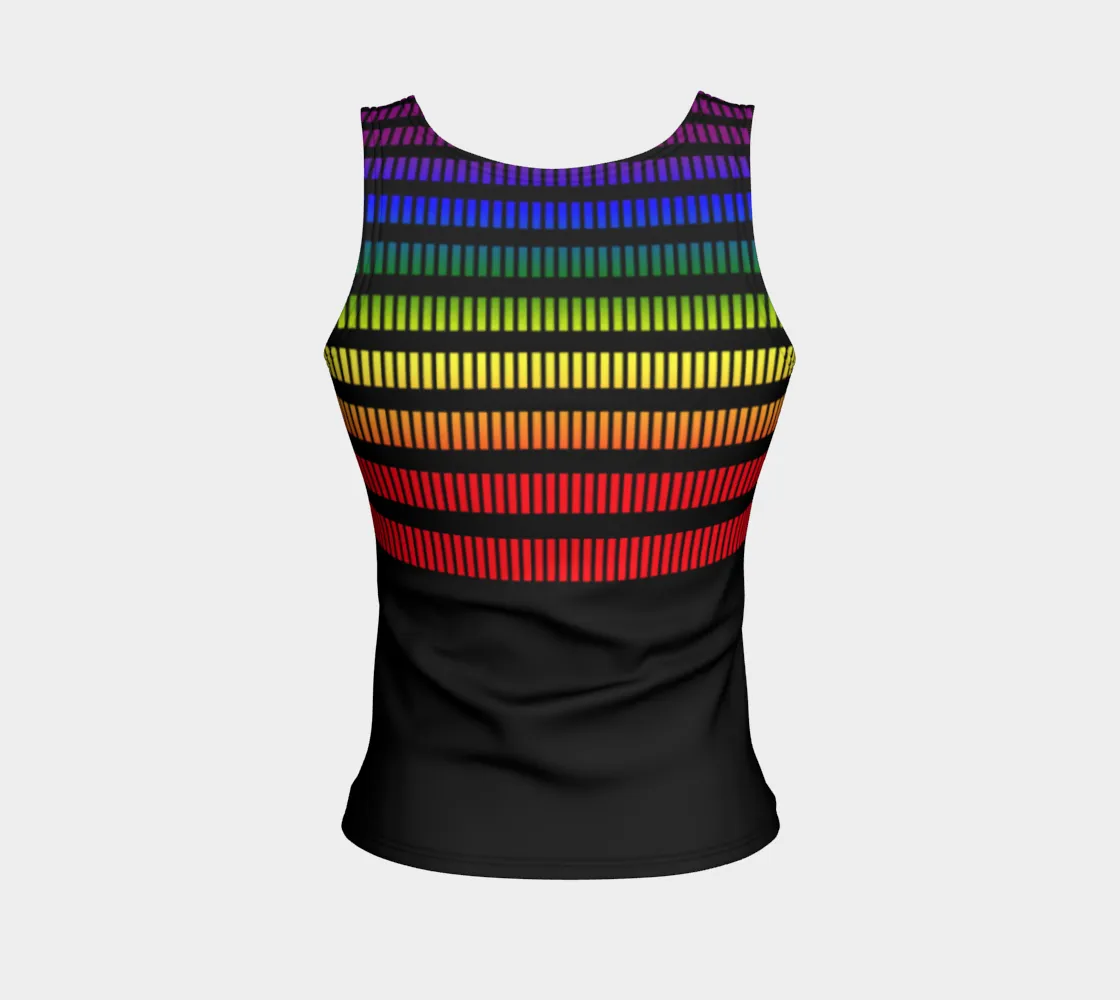 Spectral Bands Fitted Tank Top